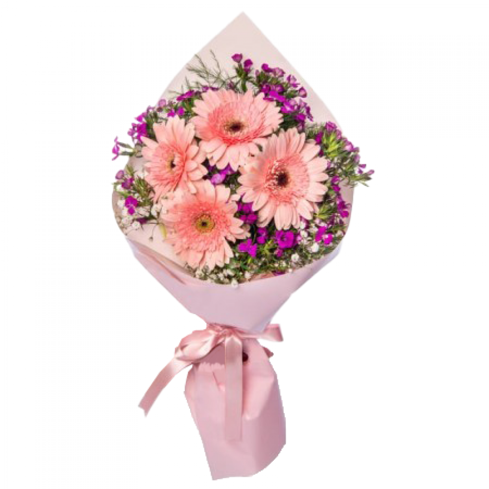Gerbera Pembe Buket
